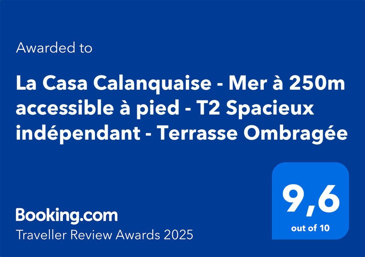 La Casa Calanquaise - Mer A 250M Accessible A Pied - T2 Spacieux Independant - Terrasse Ombragee Ensues-la-Redonne Exteriör bild